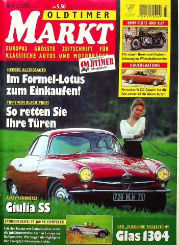 Deckblatt Oldtimer Markt (01/2000)